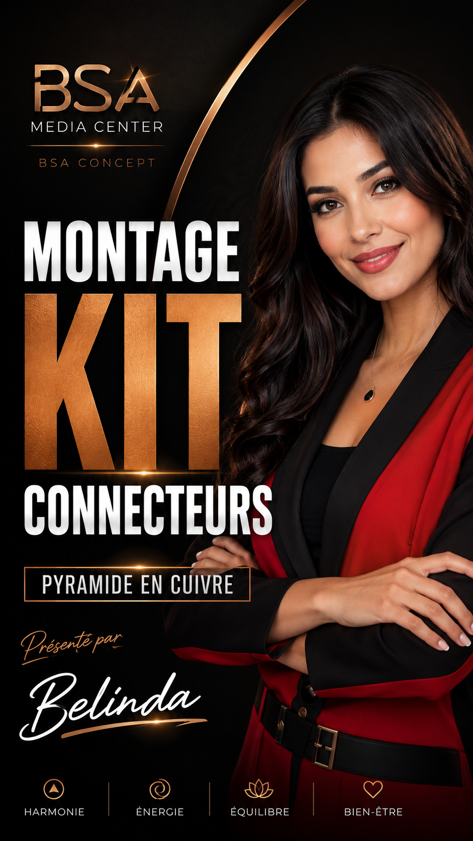 Comment monter un kit connecteur pour pyramide en cuivre ?